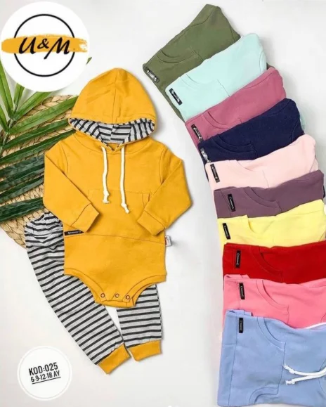 Hooded Binary Baby Suit Baby Clothing Baby Style baby Seasonal