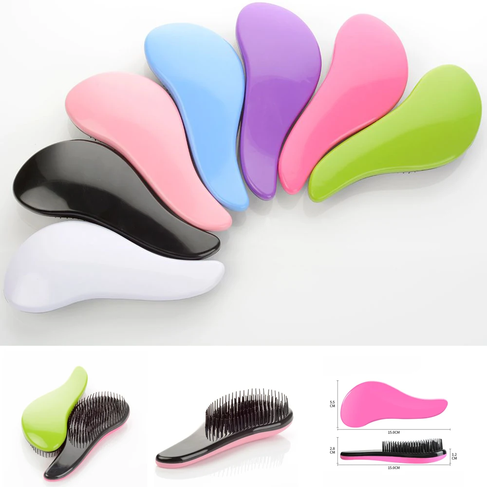 Magic Handle Detangling Comb Shower Hair Brush detangler Salon Styling Tamer Exquite Cute useful Tool Hairbrush Wholesale