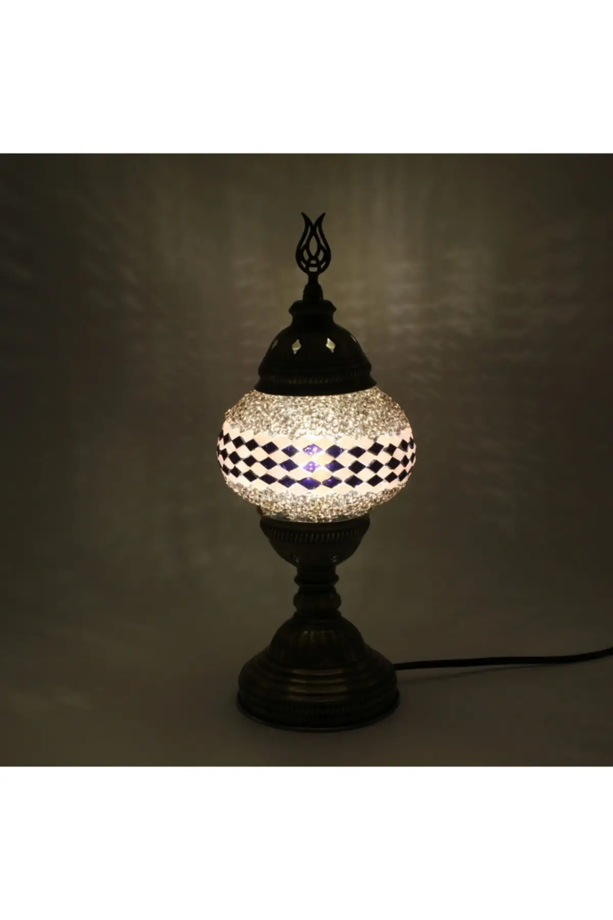 Colorful Glass mosaic Lamp Lampshade Handcrafted lamparas de mesa mosaic Glass romantic bed light lamparas con mosaicos zehra