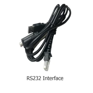 Fabricación Cable de escáner de código de barras Interfaz USB RS232 Cable de interfaz RS232 Cable femenino a hembra para el lector de códigos de barras Evawgib 8 Mejor PC de escaneo de ventas Español completo - №8