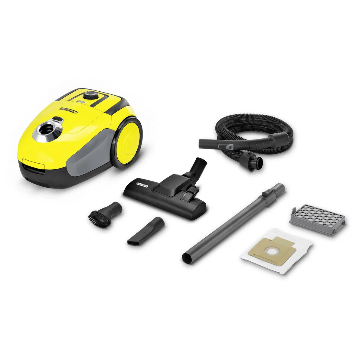 Karcher VC 2-household vacuum cleaner, includes accessories (bag and nozzles) (1.198-105.0)