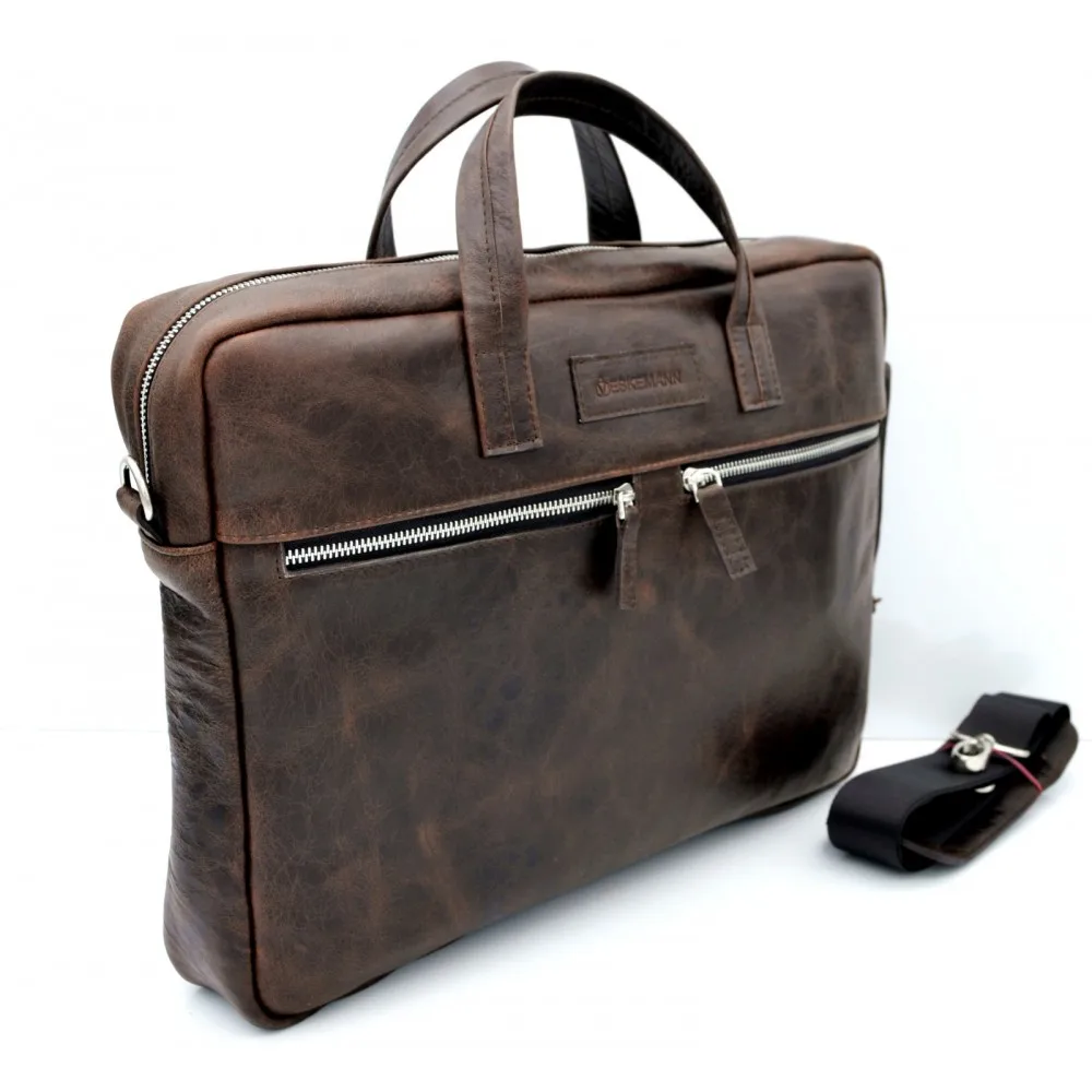 %100 Leather Business Briefcases Laptop Bag Offices Casual Fashion Summer Vacation Handbag Unisex Male Female 2022 Design