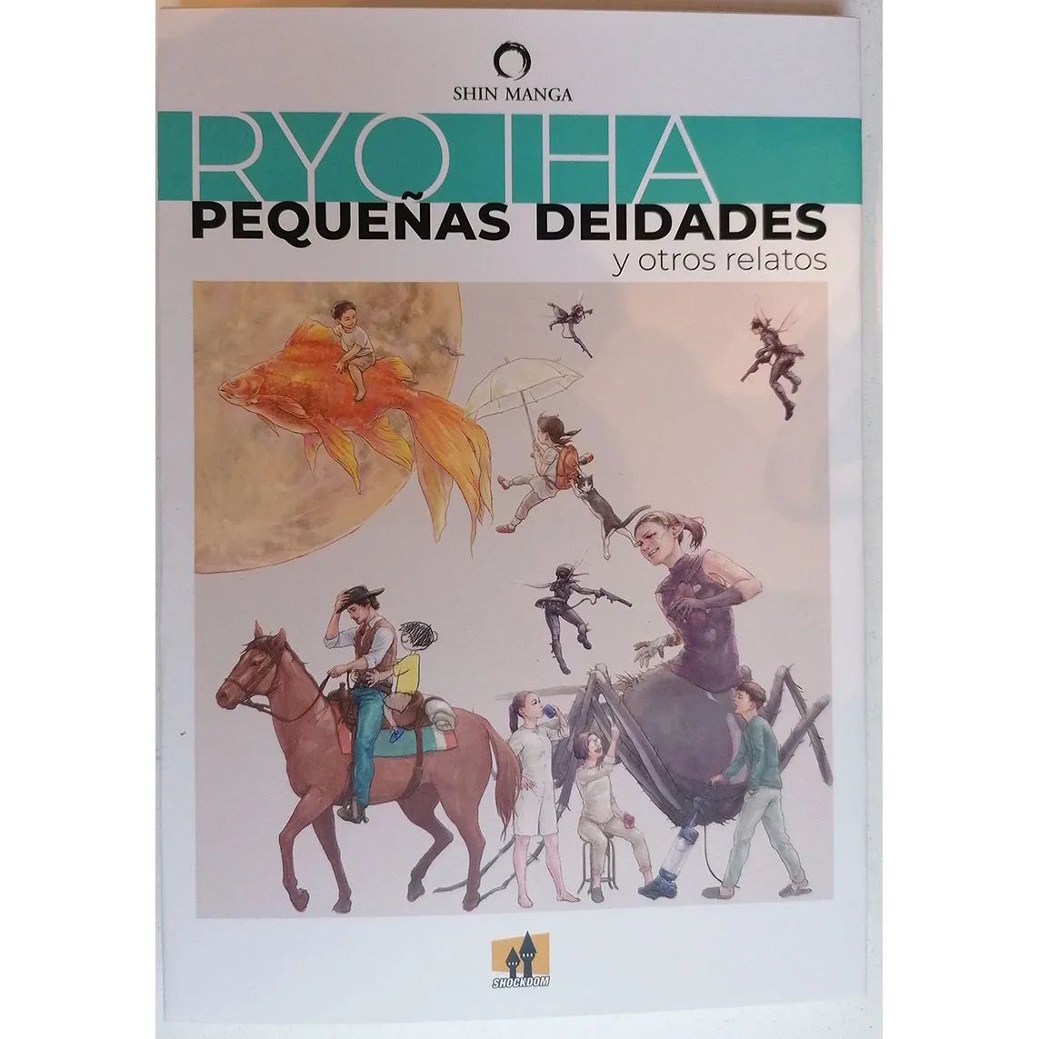 MANGA SHONEN, small deities and other stories, year 2021, ED. SHOCKDOW, author RYO IHA, COMIC in Spanish, TEBEO