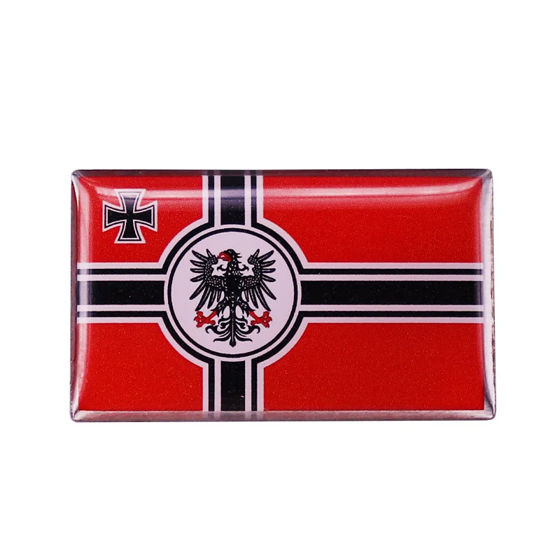 German Empire Flag Iron Cross Badge Empire Eagle Enamel Pin Brooch