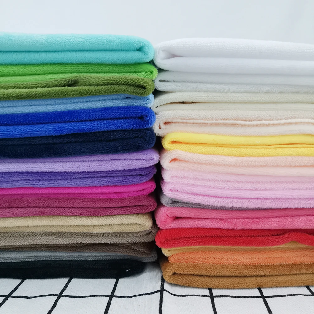 50 X 160cm Short Stretchy Plush Crystal Super Soft Plush Fabric For Sewing DIY Handmade Home Textile Cloth For Toys Plush Fabric