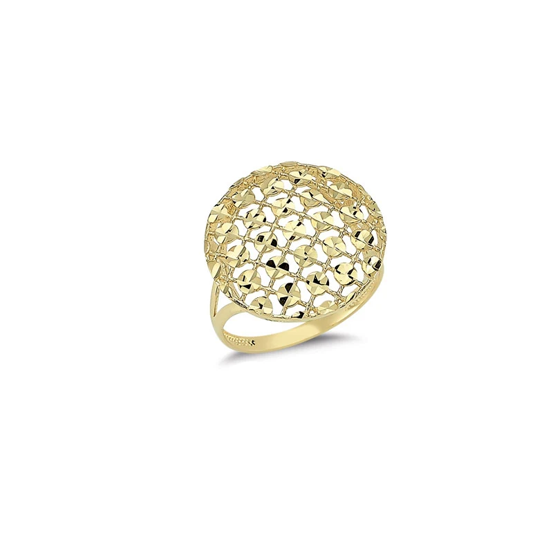 14K Solid Gold Elegant Ring for Women