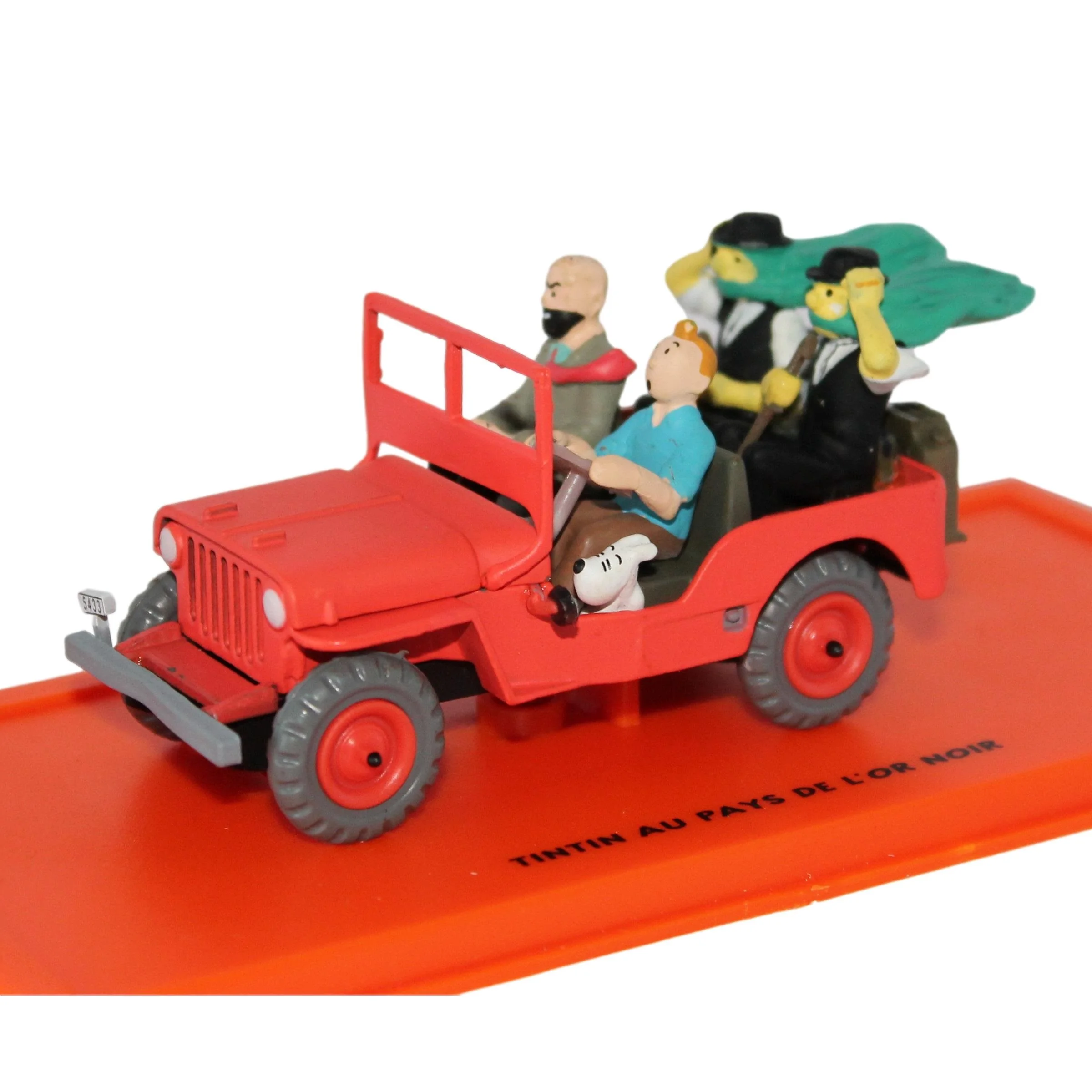 Atlas, Off-road Willys-Overland MB 1943, 1:43 Scale, Land Of Black Gold, TINTIN Vehicle Collection, Diecast