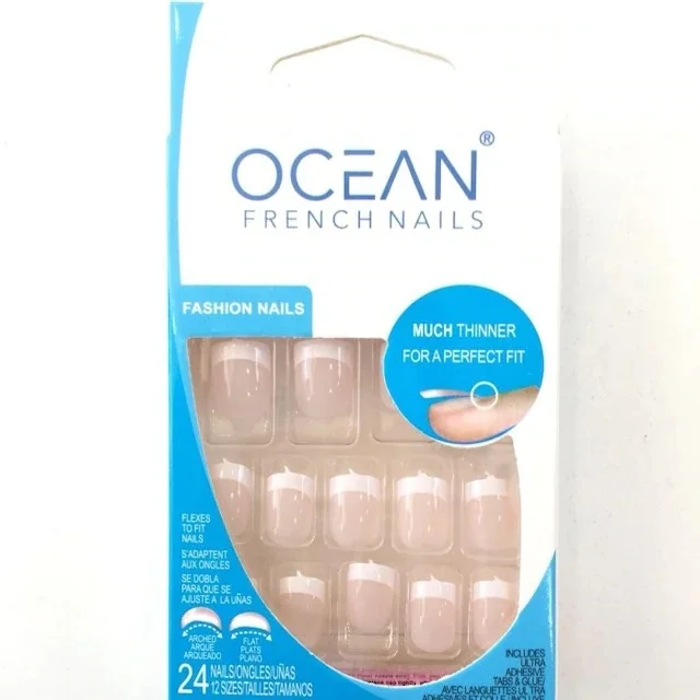 Pink False Nail (thin French) 191a 436440192