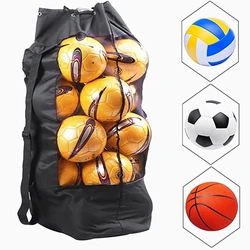 Esporte portátil bola bolsa de ombro grande engrossado basquete futebol rugby voleibol armazenamento mochila