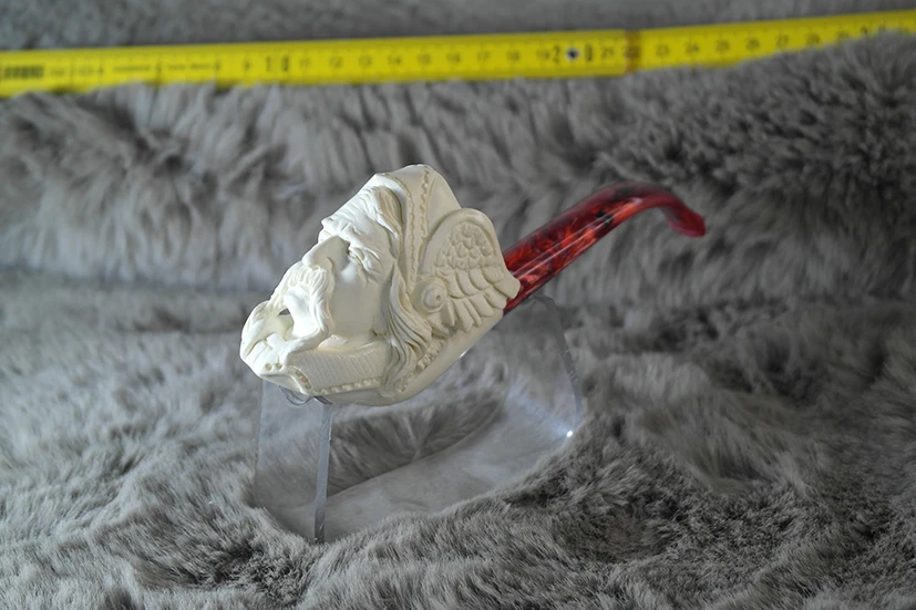 Handmade Block Meerschaum Viking  Pipe