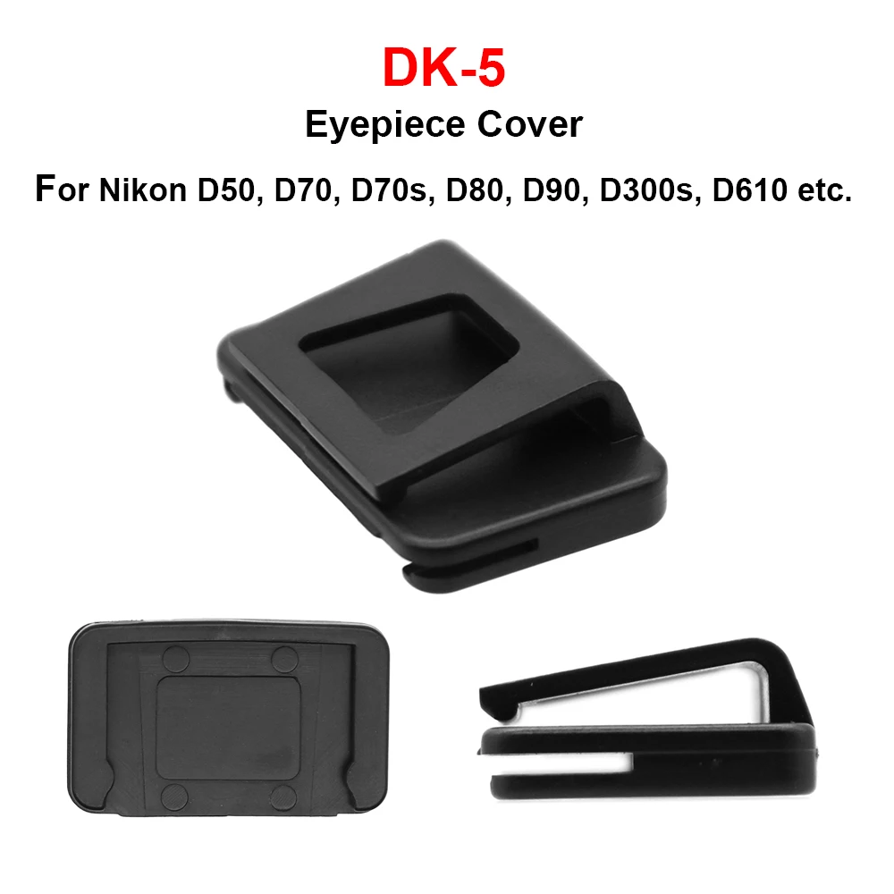 DK-5 Eyepiece Viewfinder Cover for Nikon D7000 D3200 D3100 D5100 D5000 D90 and other more Nikon DSLR cameras