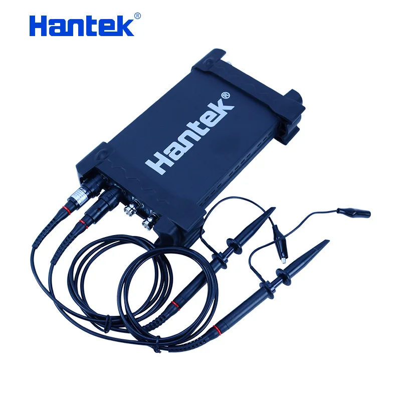 Hantek 4CH USB PC Oscilloscopes 1GSa/s 2mV-10V/DIV 250MHz handheld oscilloscope 200MSa/s DDS Function/Arb Waveform Generator