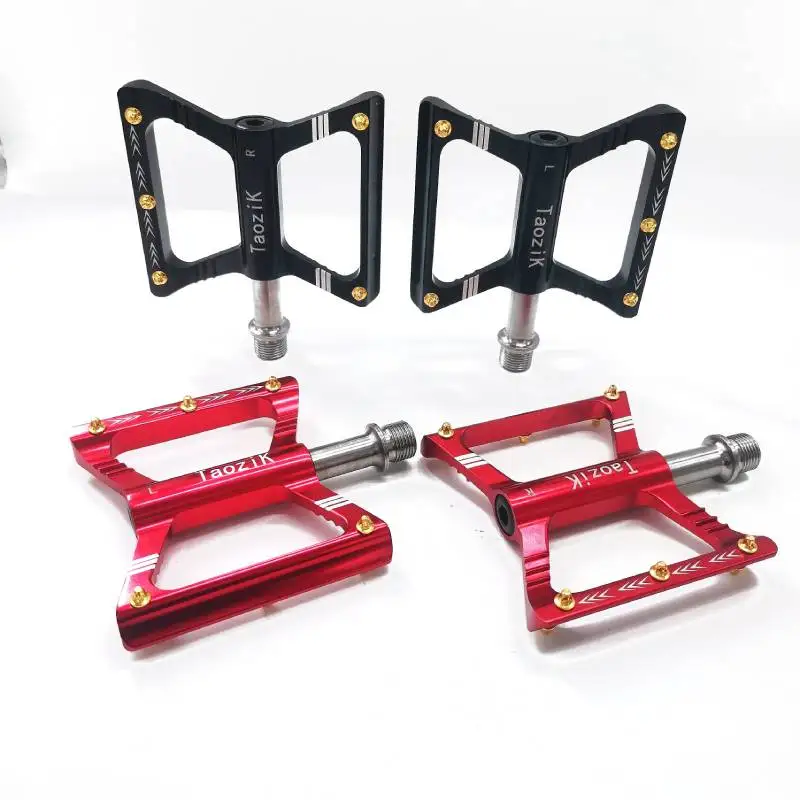 MTB Cycling Ultralight Pedal Bike Bicycle Sealed 3 Bearing Pedals Aluminum Alloy Titanium Axle Non-slip Cleat Bike Part Pedals