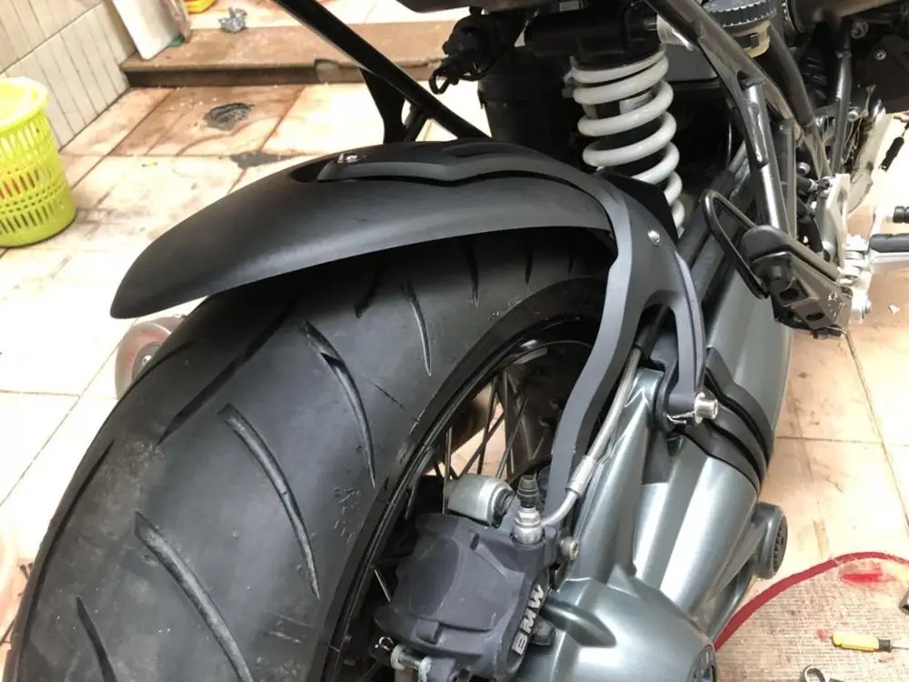 Hugger belakang Mudguard Fender roda penutup ban untuk BMW R nineT 2014 +