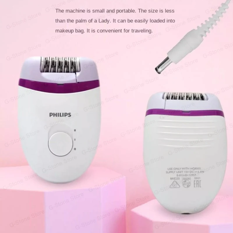 Epilator Philips Asli Epilator Mini Portabel Diy Elektrik Depiladora Wajah Tubuh Wanita Pria Mesin Penghilang Rambut Harga Pisau Cukur
