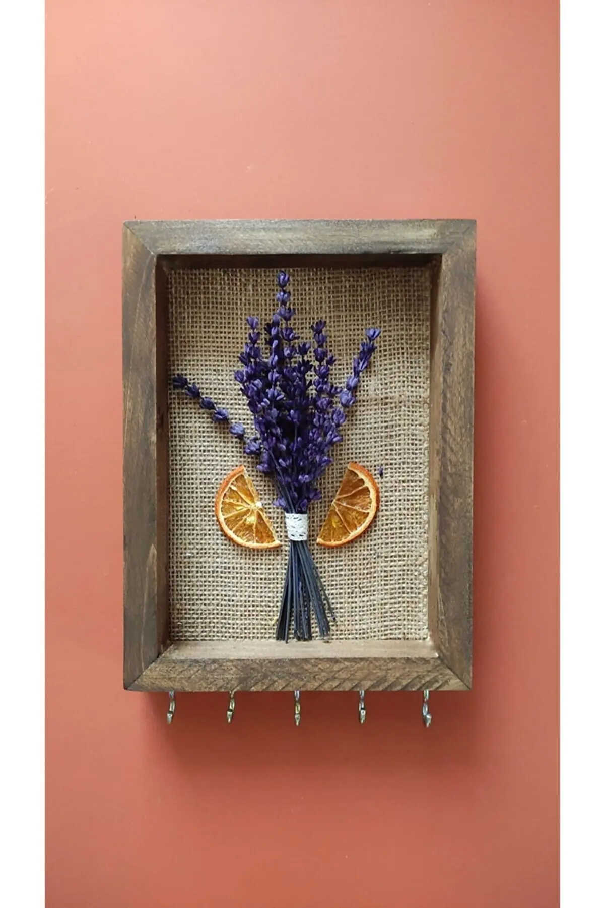 Dried Flower Decorative Wooden Keychain Table Lavender Shelves Wall Shelf Decoration Home Shelves Wall Decoration Room Decor