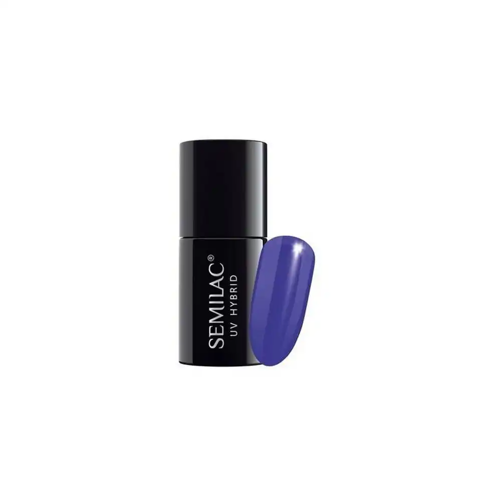 Semilac Porto Marine 171 semi-permanent coverage, UV hybrid nail polish texture Gel