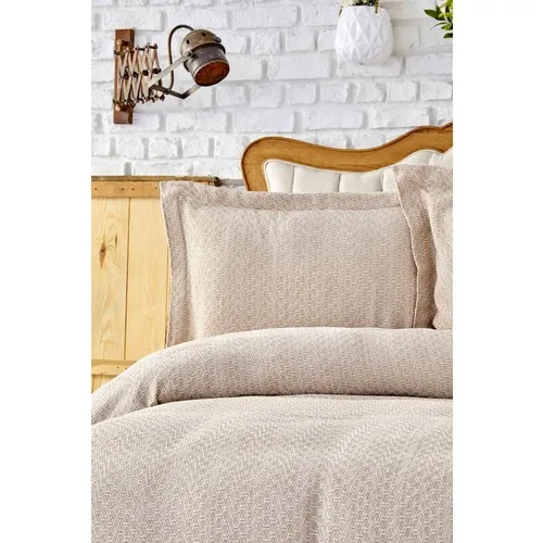 Roe Home Stella Beige Double Bed Cover Set