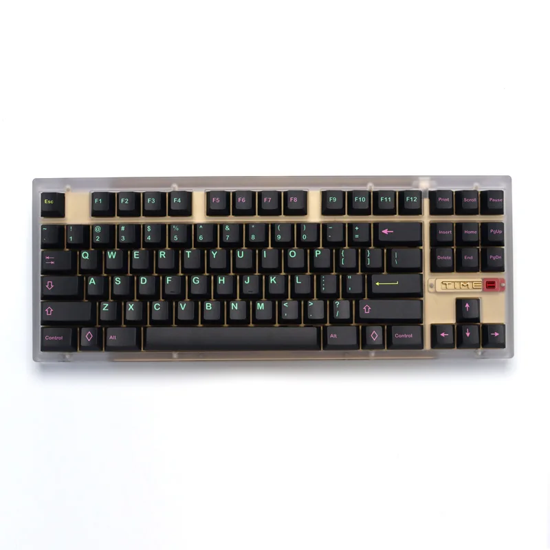 

131 Keys GMK Miami Nights Keycaps Cherry Profile GMK Tokyo Nights PBT Dye Sublimation Mechanical Keyboard Keycap For MX Switch