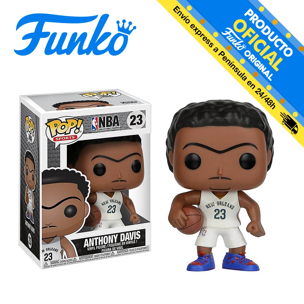 Funko pop! NBA - Anthony Davis, 21831, No. 23 - original, toys, boys, girls, gifts, collector, dolls, shop, box, new, man, official license, sports, basketball