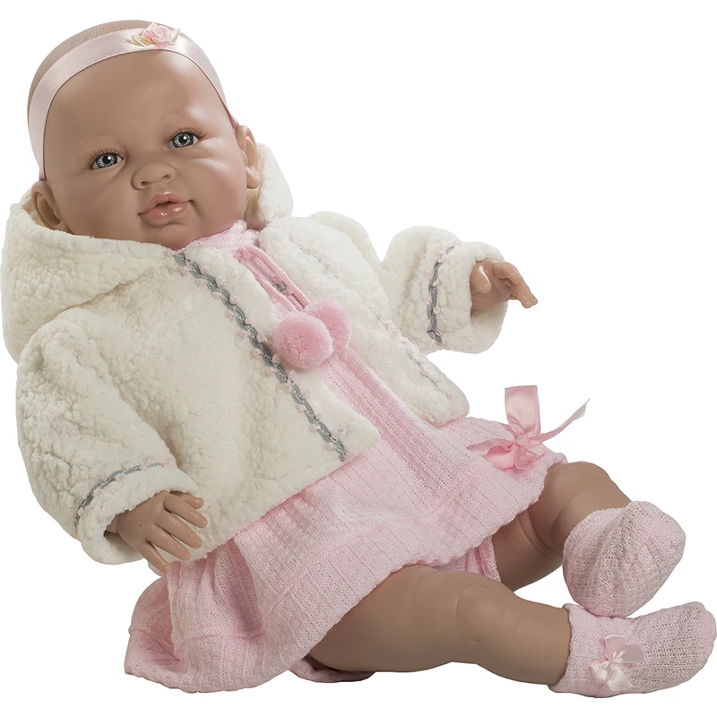 Berbese, newborn doll Sara soft body 52 cm to give away 52041 dolls for girls dolls toys for girls dolls newborn dolls