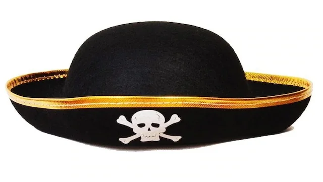 Adult Pirate Hat Gold Color 431619573