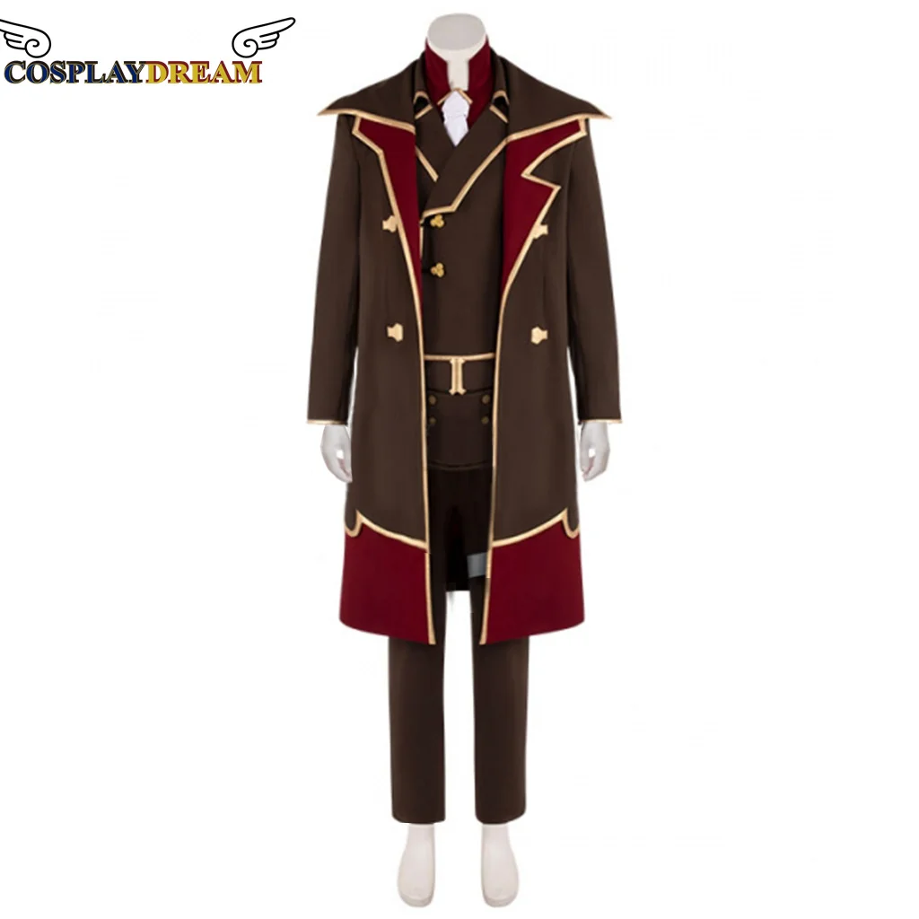 Cosplaydream Game LOL Arcane Silco Cosplay Costume League of Legends Jacket Vest Outfit Full Suit for Men