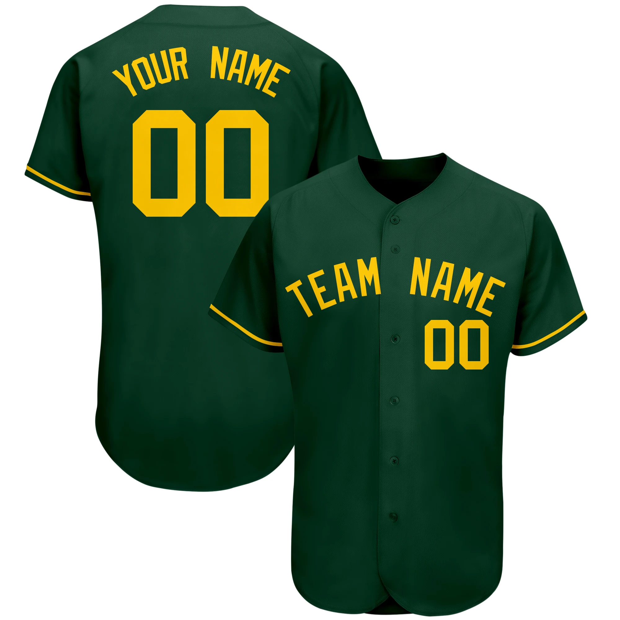 Custom Baseball Jersey Full Sublimated Team Name&Numbers Button-down Soft Mesh Washable Tee Shirts for Adults/Kids Outdoors