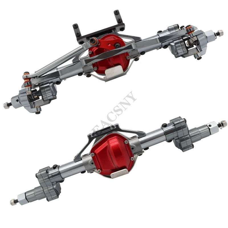 1/10 Scale Aluminum Alloy CNC Front Rear Portal Axle Set for RC Rock Crawler Car Axial RR10 Wraith 90074 SCX10 Redcat