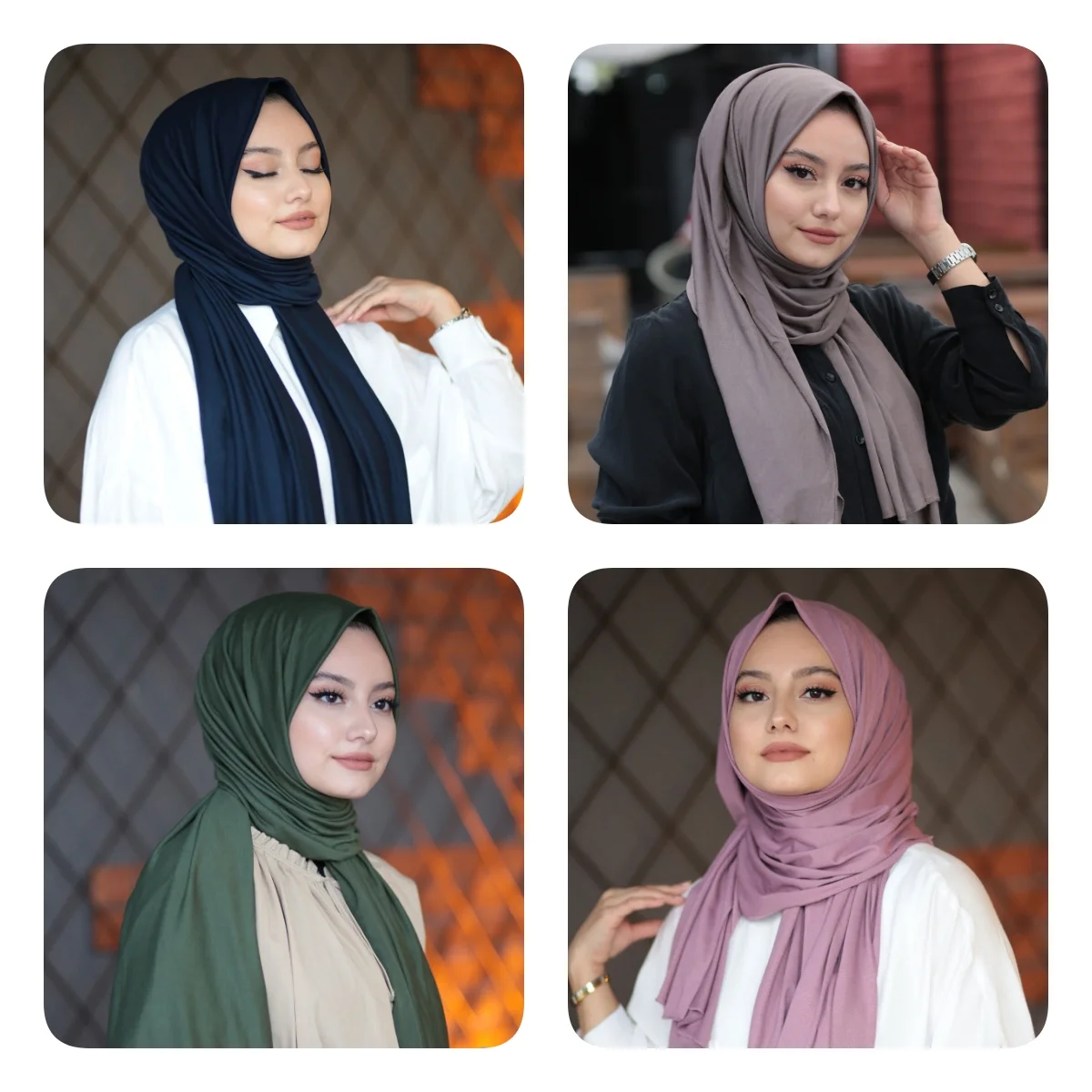 Women Hijab Clothing Muslim Scarf 15 Colours Islamic Shawl Turkey High Quality Plain Design Colorful 2021-22 Fashion