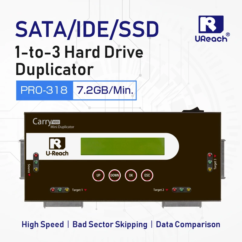 Ureach pro218 1to2 hdd ssd duplicador ide autônomo sata msata ngff copiadora