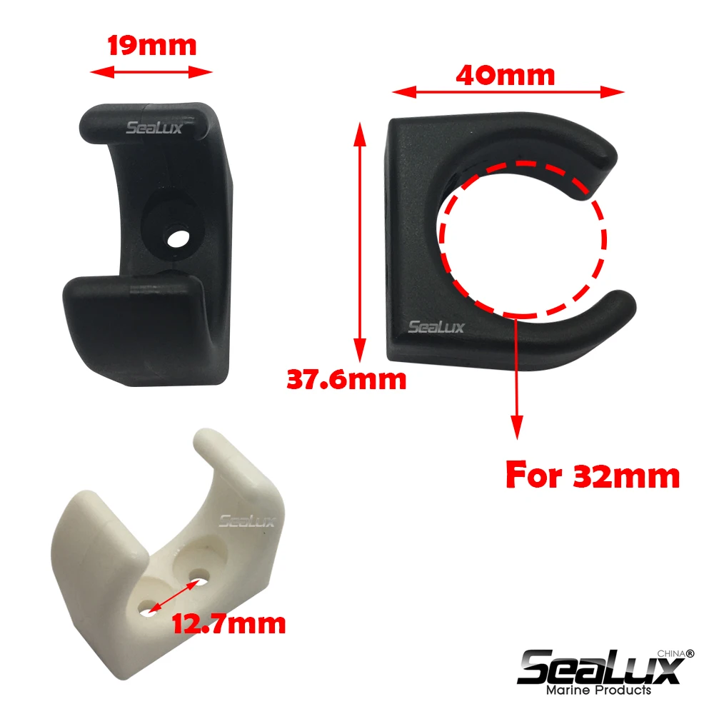 Sealux Nylon Ladder clip Boat hook clip for size 1-1/4