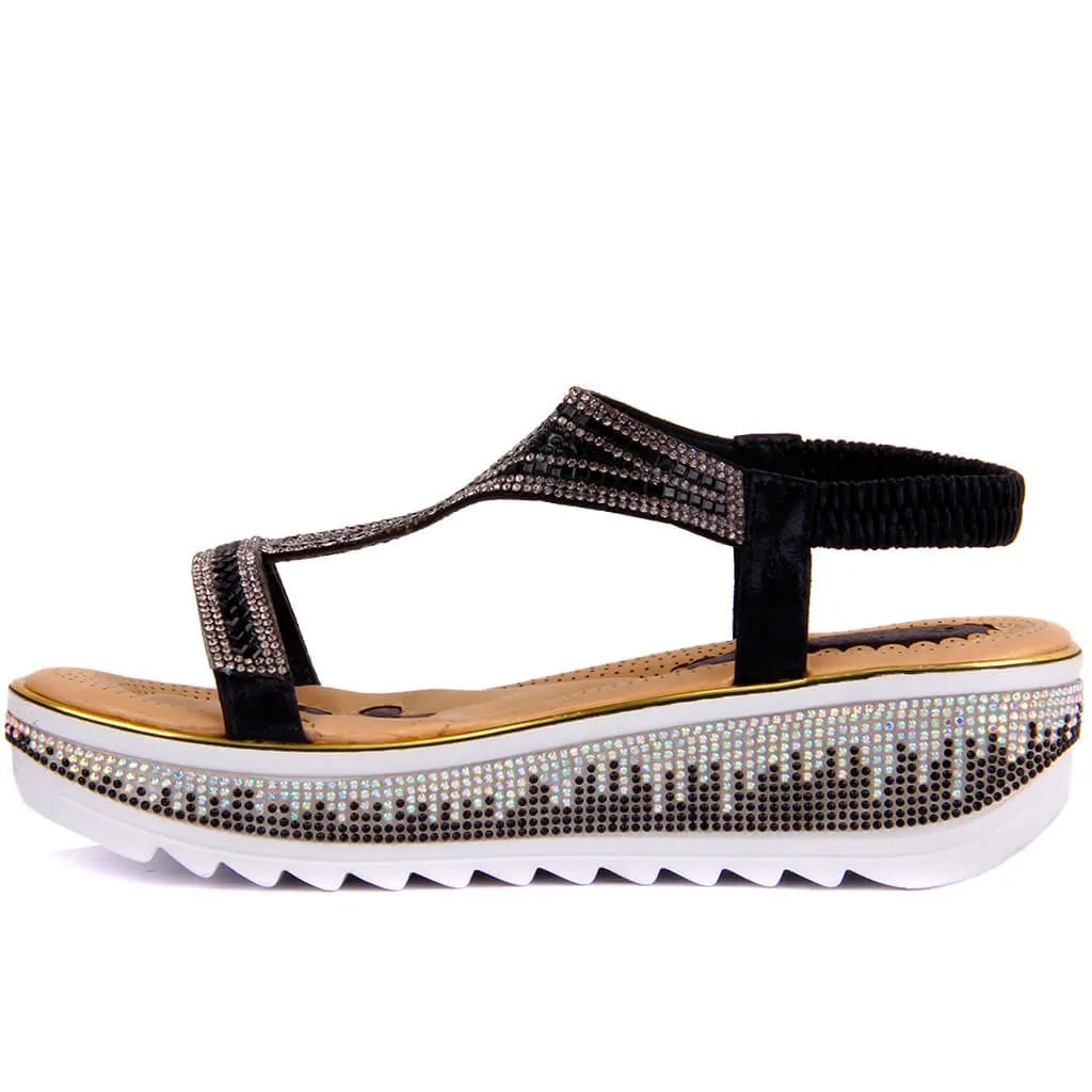 Guja-sandali donna neri