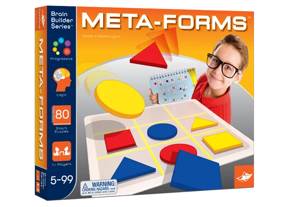 FoxMind Pal Meta-Forms, Desarrollador de inteligencia, juego de mesa de inteligencia y mente, premiado, coordinación y equilibrio, regalo para niños