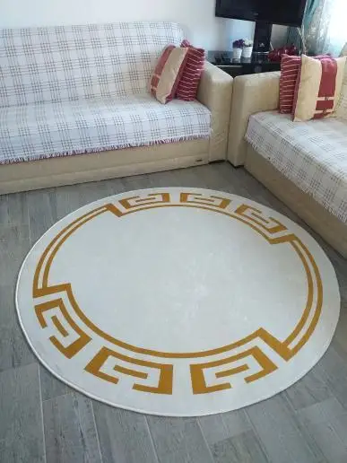 Decorative Soft Surface Stylish Non Slip Floor Living Room Carpet