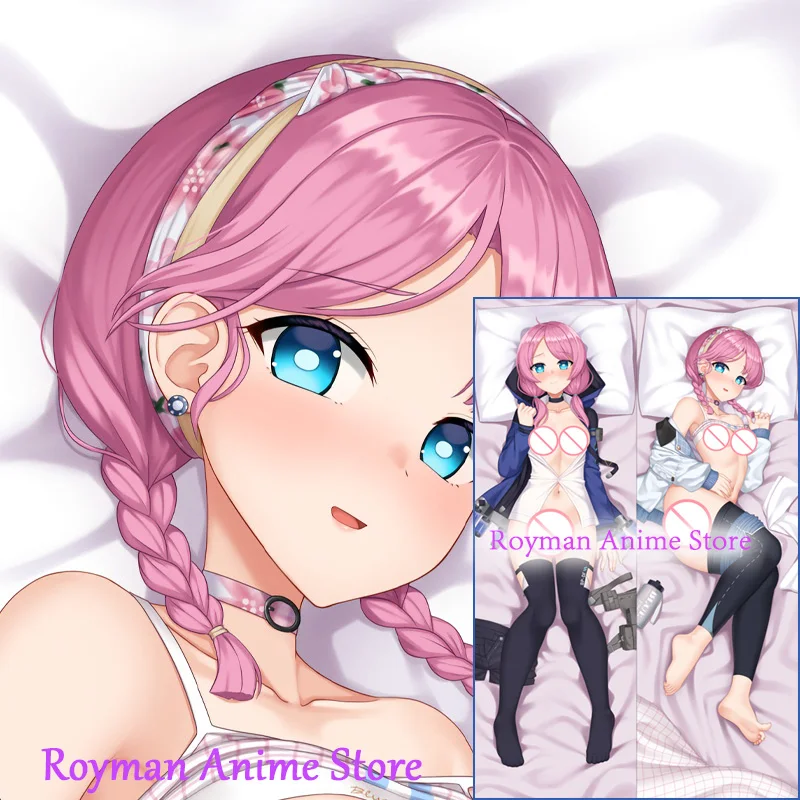 Dakimakura Anime Blue Poison Arknights Darling Double Sided Print Life-size Body Pillow Cover