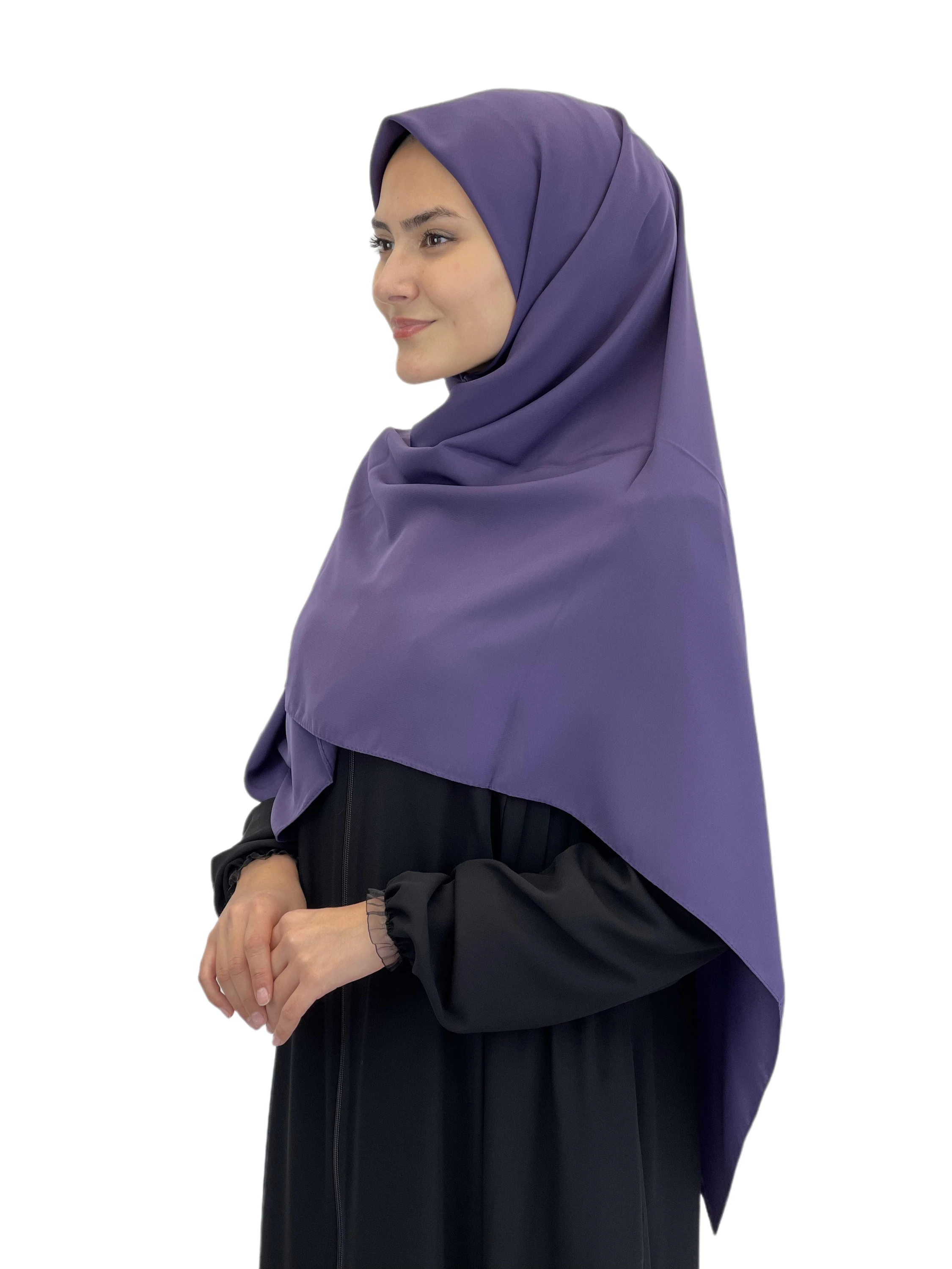 Hijab di seta Medine di lusso, foulard per donna, sciarpa antirughe e morbida, appositamente realizzato per donne musulmane, in vendita