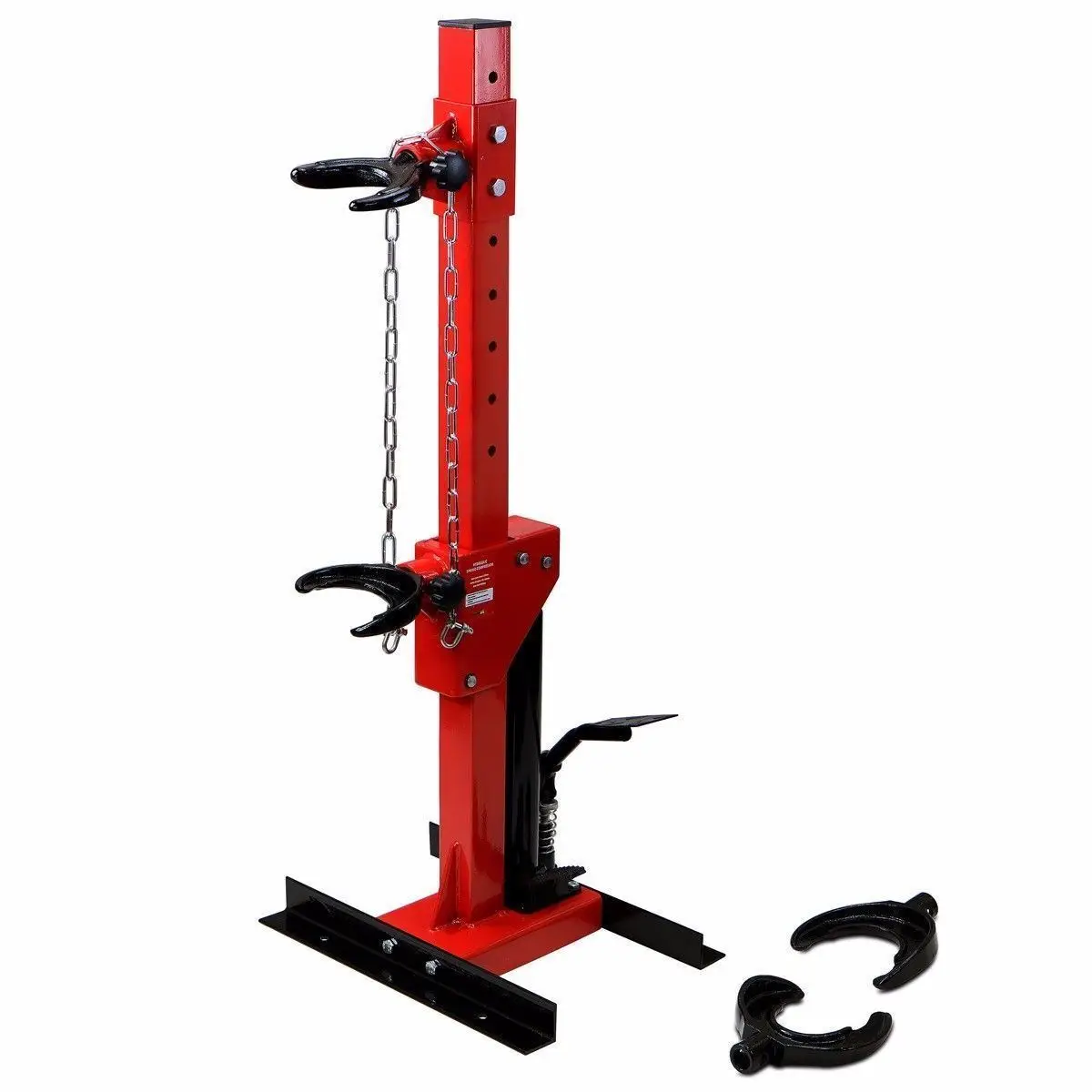 Hydraulische veerspanner 1 ton met voetpedaal voor schokdempers en auto-ophanging, veren 80-205 mm TSX TOOL