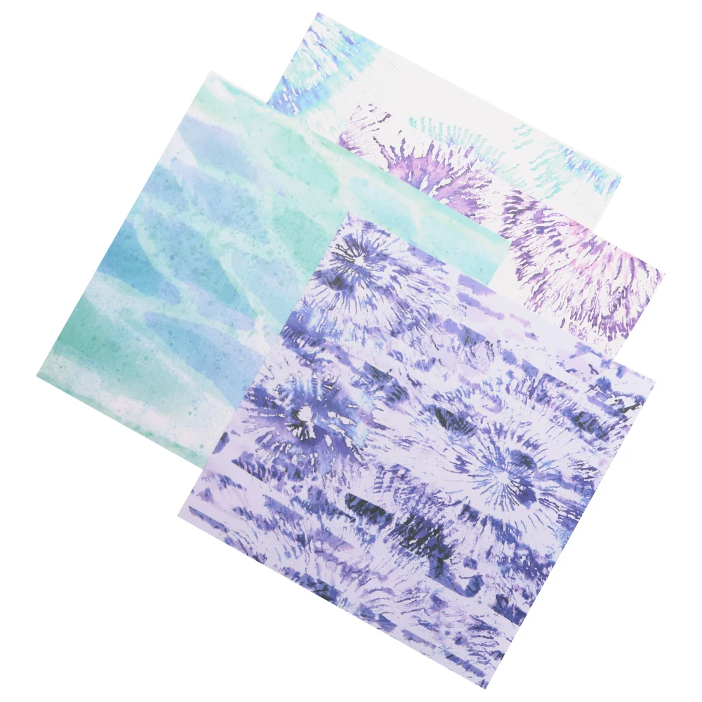 Creative Path 8 Zoll Scrapbooking-Papier Lila Regenmuster Dekoratives Journaling-Hintergrundpapier Origami-Designpapier 20*20 cm – Detail 3