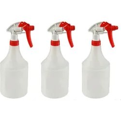 1 liter x 3 Pieces. Chemical Resistant Liquid Spray (Spray) Bottle 1 lt. Quality Plastic and Trigger Head Chemical Resistant Liq