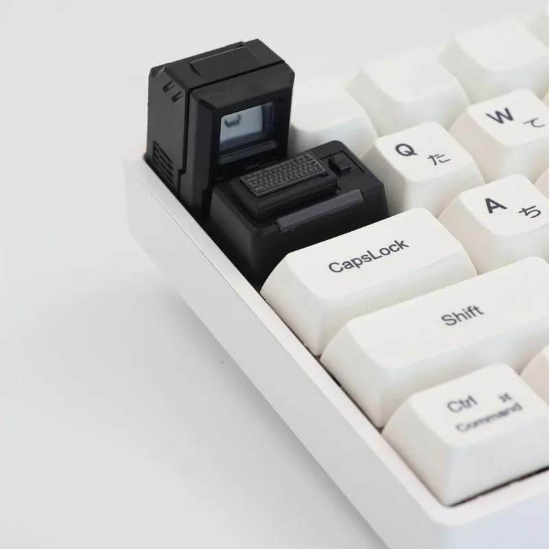 Keycap personalizzato Macintosh 1980s Retro Keycap trasparente 3D Artisan ESC Keycaps per tastiera meccanica Mx Cherry