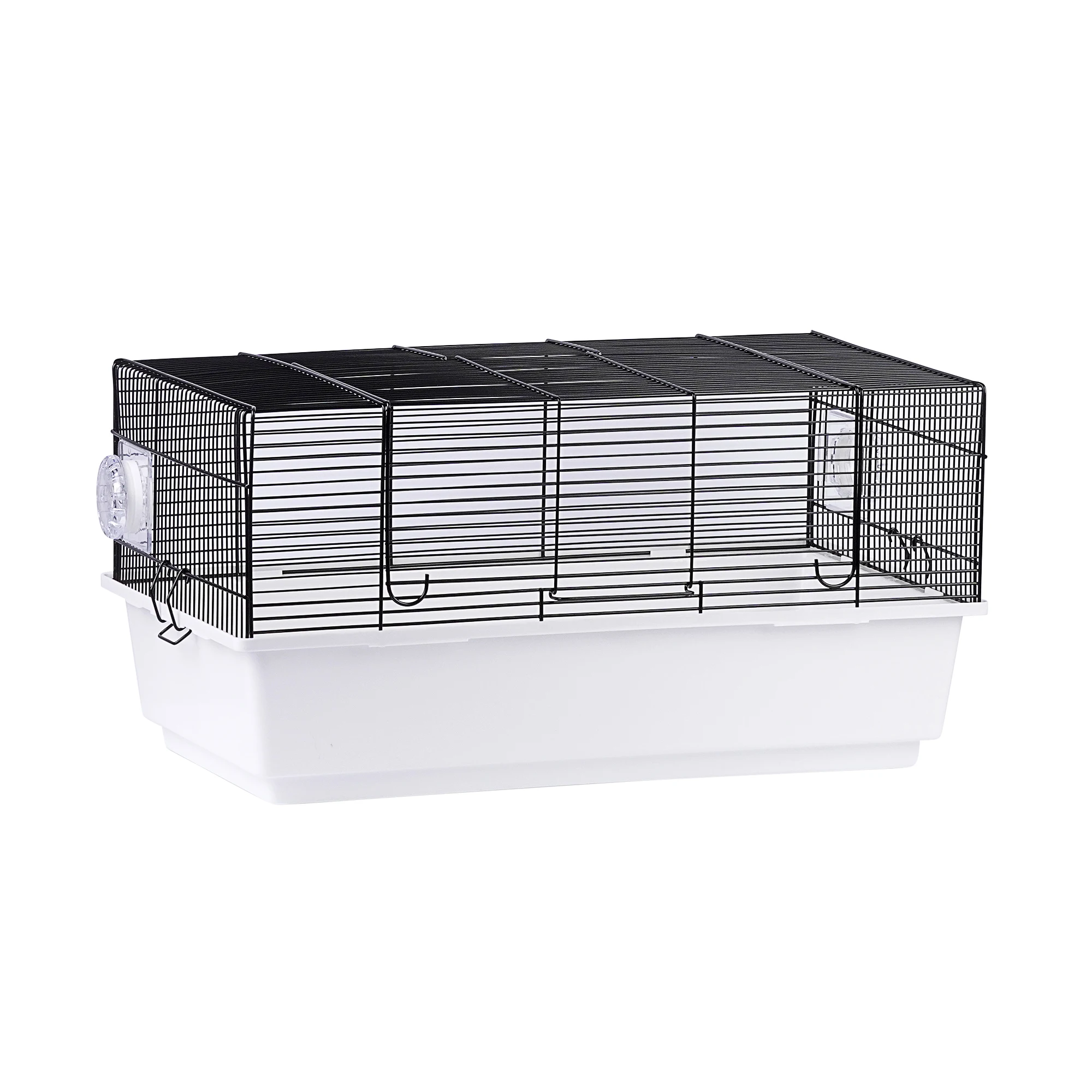 SMELL & SMILE cage for rodents, rabbits and guinea pigs, hamster, strong and durable, large front opening, 62x35x32.5cm, easy to clean made with lead-free paint and non-toxic polypropylene plastic 62x35x32.5cm