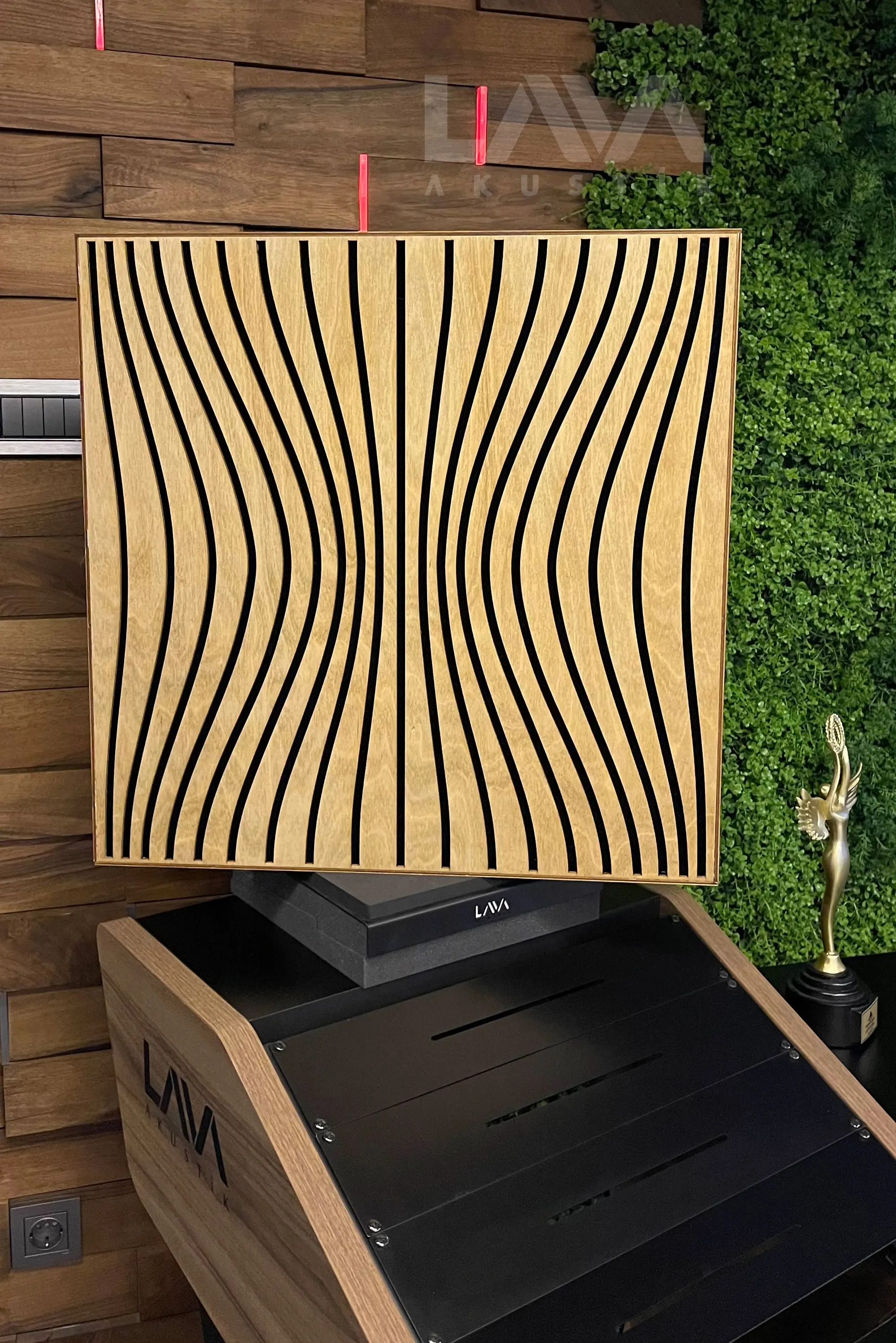 ZEBRA - 60x60cm Sound BASSTRAP & Diffuser Acoustic Panel for studio and HI-FI room Sound Panel