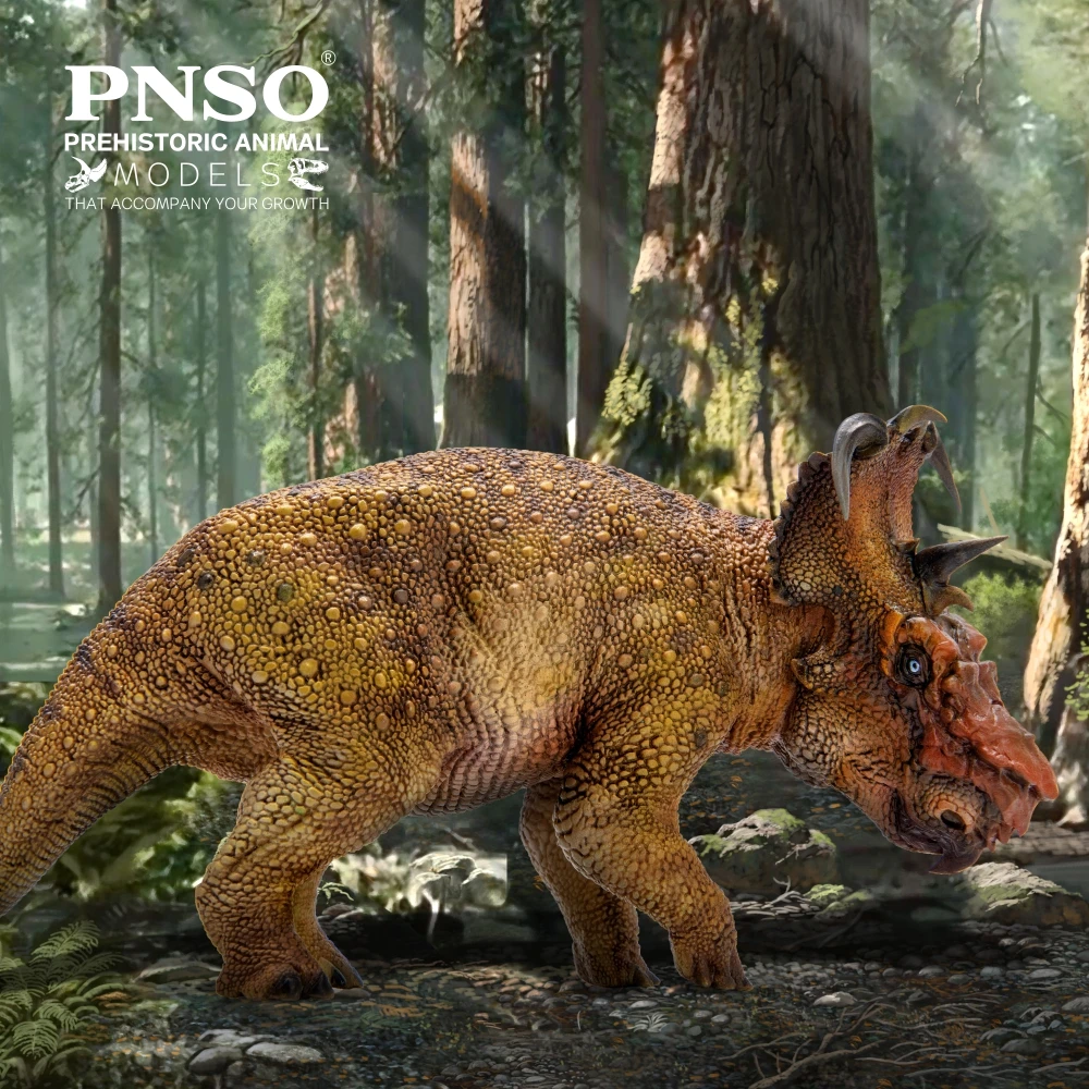 PNSO Prehistoric Dinosaur Models:30 Brian The Pachyrhinosaurus