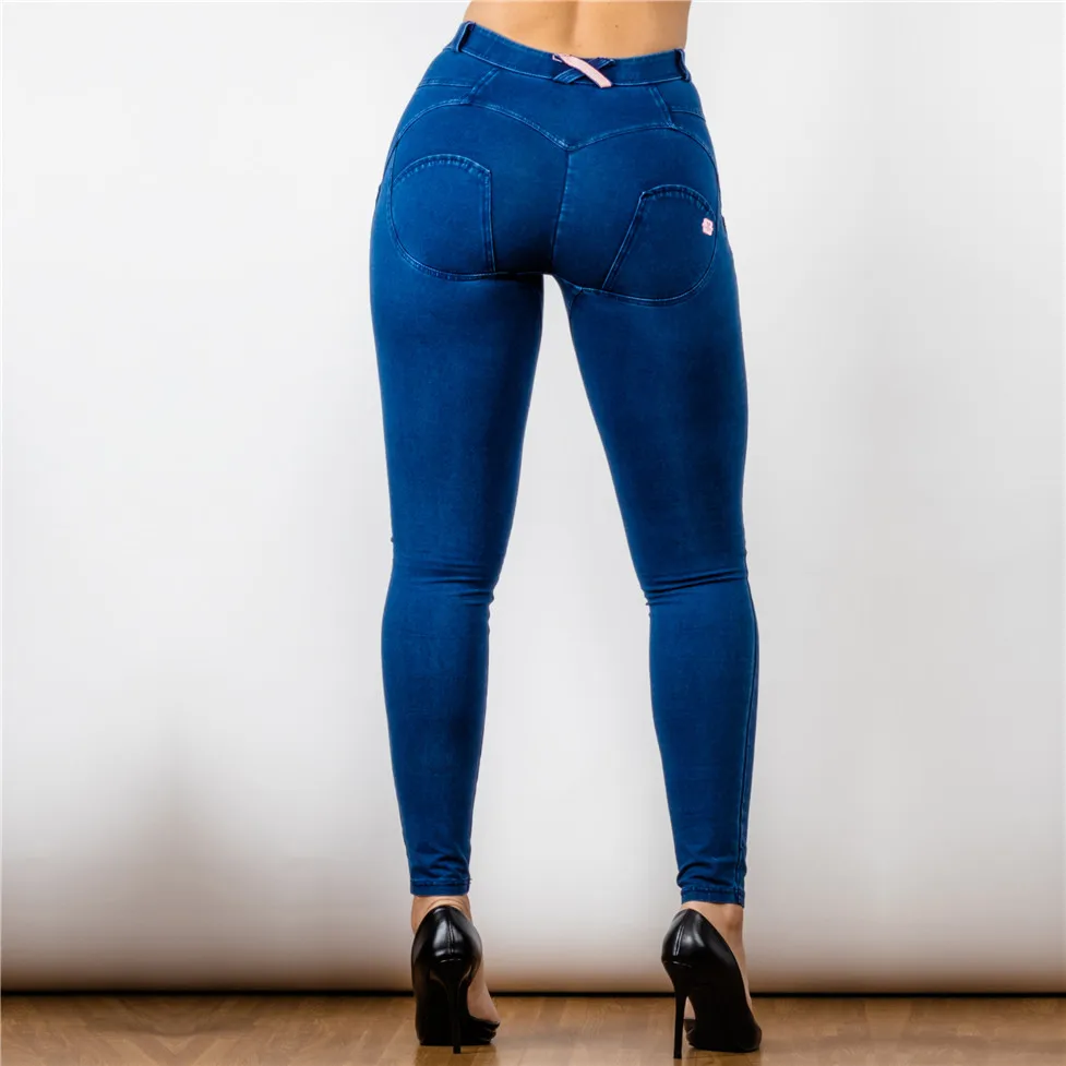 Shascullfites Melody Stretch Jeans Mid Rise Fitness Skinny Denim Mom Jeans Lightweight Soft Booty Lifting Sexy