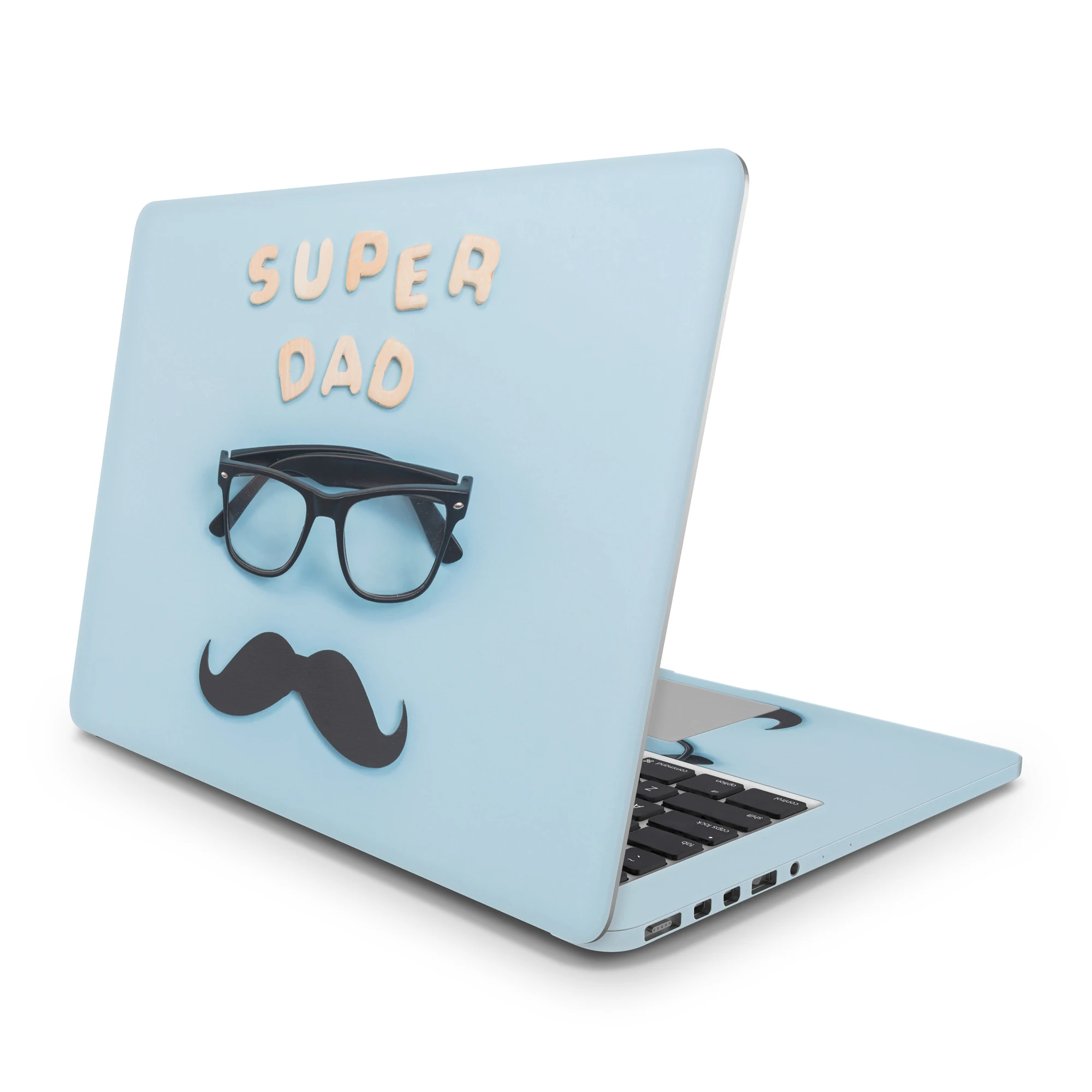 Sticker Master Super Dad Laptop Vinyl Sticker Skin Cover For 10 12 13 14 15.4 15.6 16 17 19 