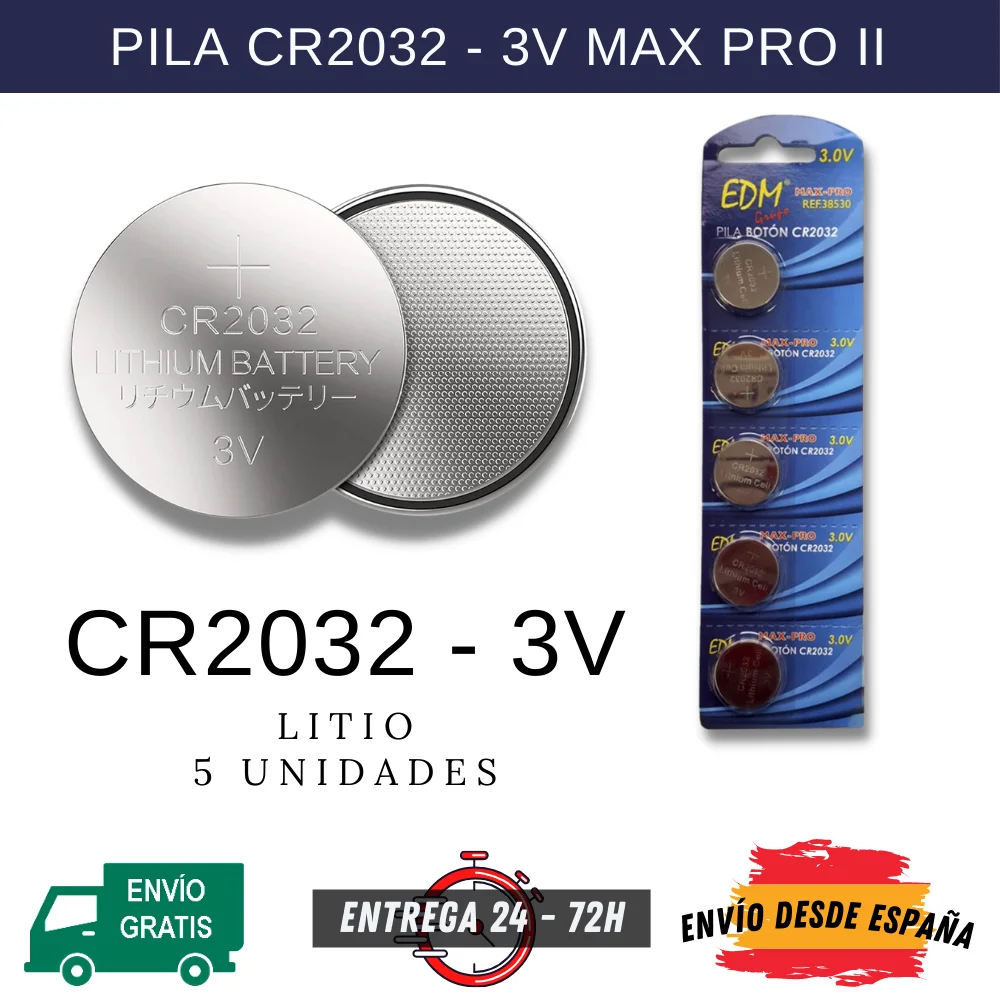 Battery MAX PRO button CR2032 3V