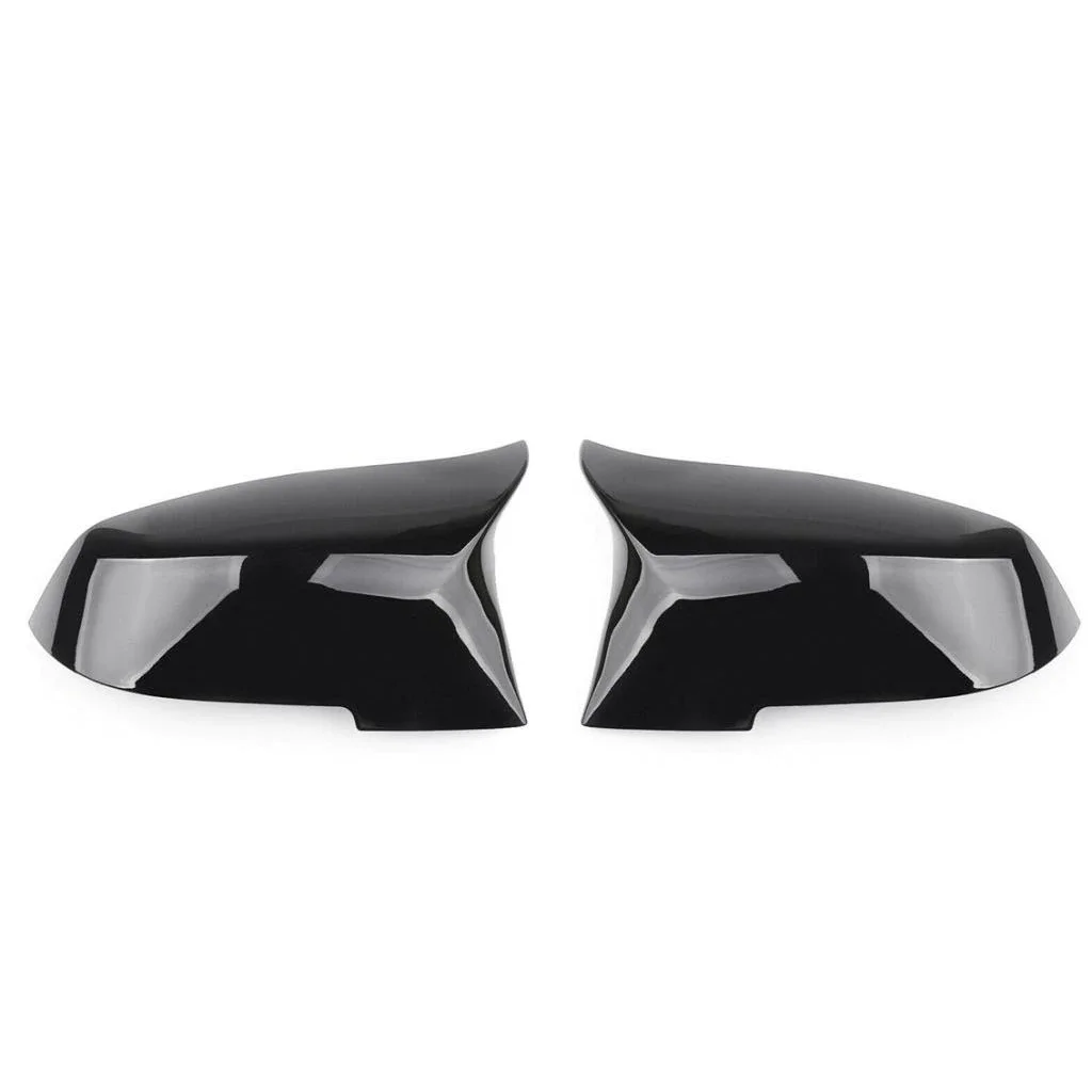 For BMW G30 Bat Mirror Cover 2016 2017 2018 2019 2020 2021 Glossy Piano Black 2 Pieces Wing Car Styling Auto Accessory Universal