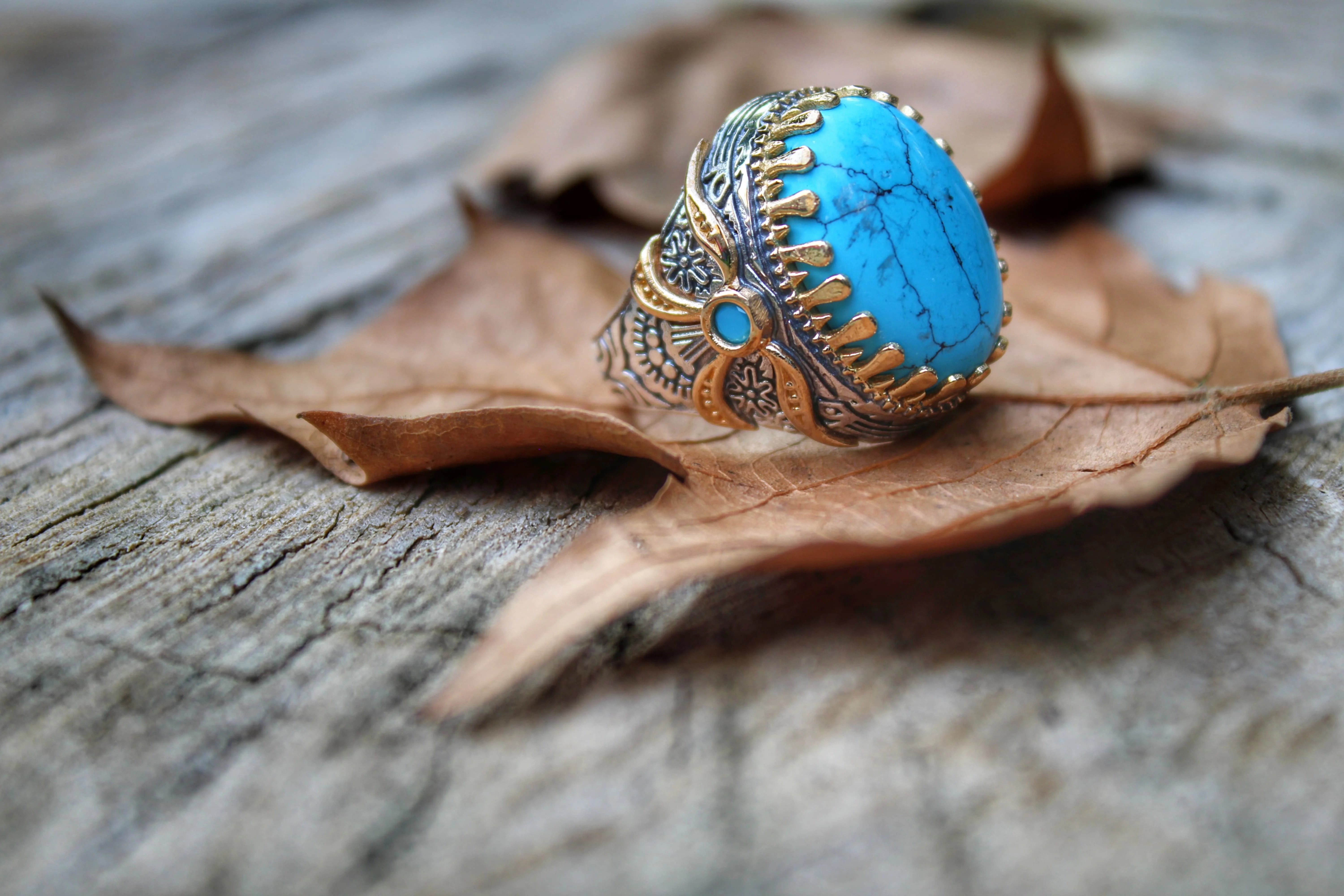 

Real Pure 925 Sterling silver ring real turquoise stone hand made made in turkey luxury and trendy model vintage style new model