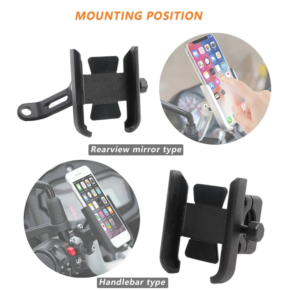 Mobile Phone Holder Aluminum For Honda SH125i SH150i SH 125i 150i SH125 SH150 2006-2021 2018 2019 2020 Motorcycle Accessories